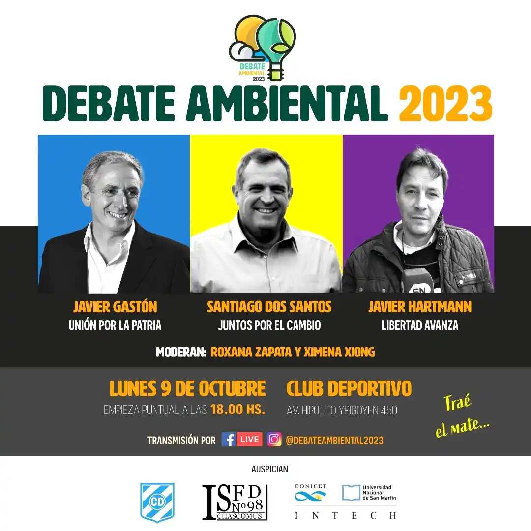 Anuncian debate de candidatos a la intendencia sobre temas ambientales