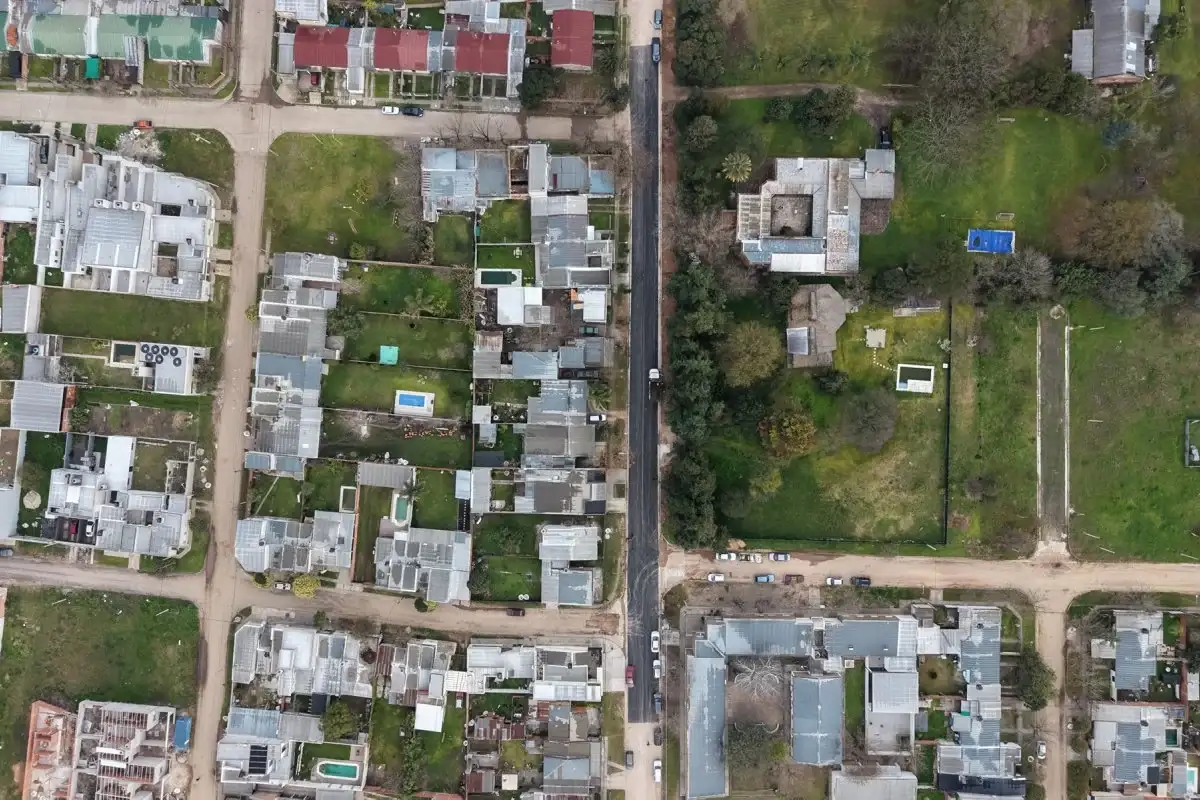 Finalizó la reconstrucción estructural de la Calle Perigán entre 3 de Diciembre y Boulevard Daneri