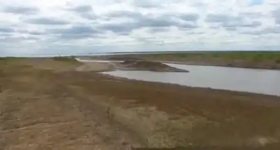 Por la bajante del río Paraná, una ciudad entrerriana está a punto de quedarse sin agua