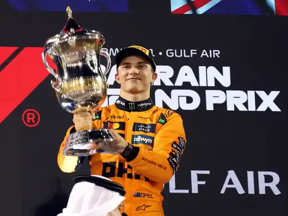 .Oscar Piastri brilló en el GP Bahréin y le dio la victoria a McLaren