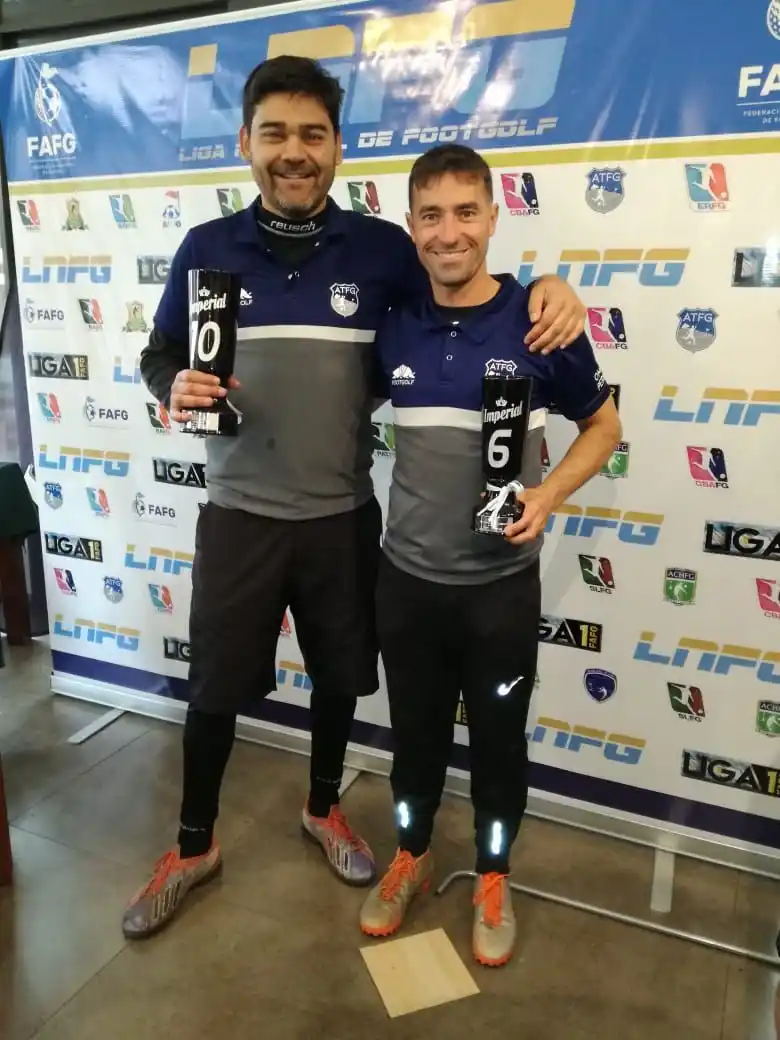 Tandilenses presentes en la Liga de Footgolf