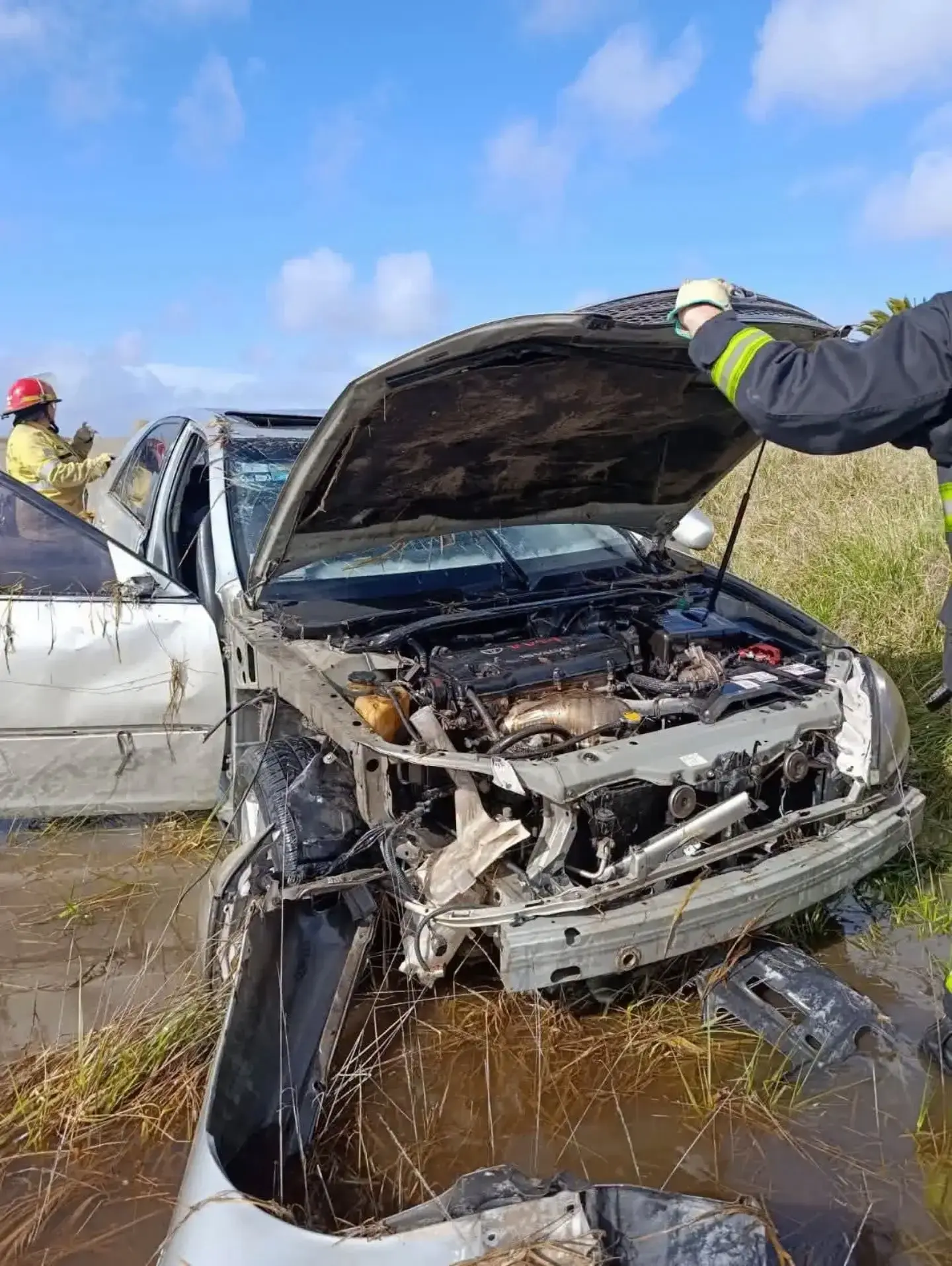 Accidente en el acceso a Reta: el único ocupante resultó ileso