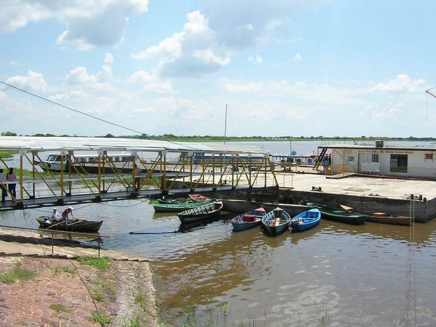 El río Paraguay creció 17 cm los últimos días, 
pero la tendencia de descenso ya está firme