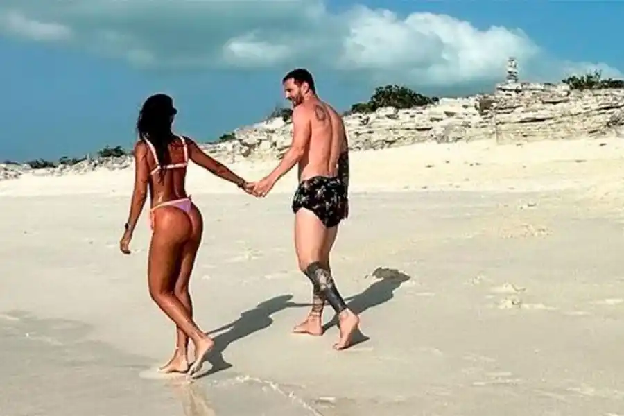 Antonela Roccuzzo mostró cómo disfruta de sus vacaciones con Messi
