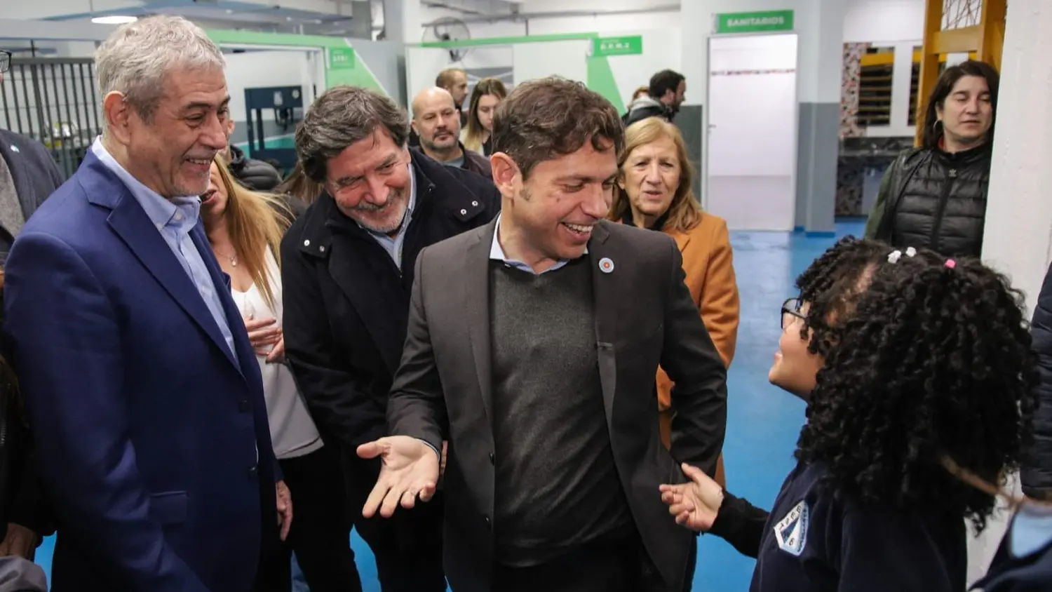 Kicillof con Ferraresi y Sileoni