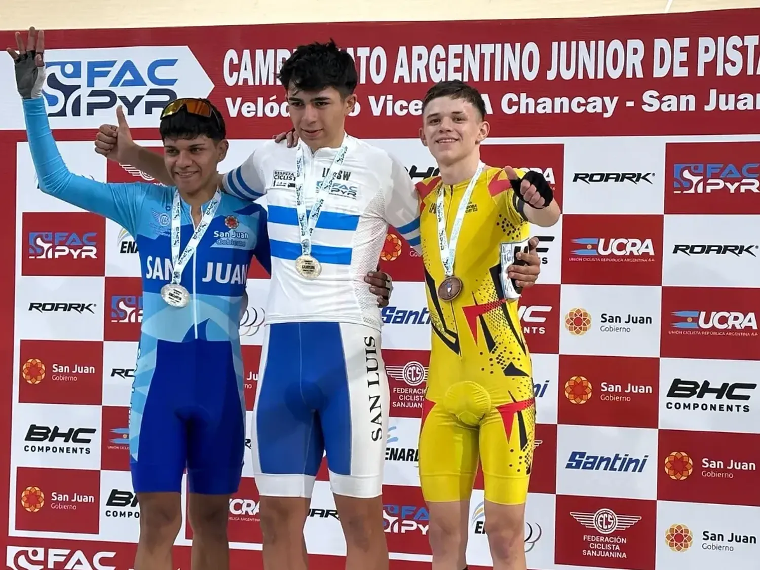 Máximo Gómez, podio nacional en San Juan