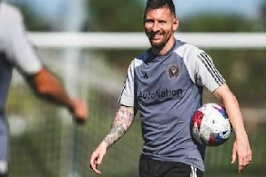 Messi volvió a los entrenamientos en el Inter Miami