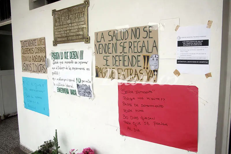 Se intensifican los paros y la actividad en el Hospital estará resentida por cuatro jornadas