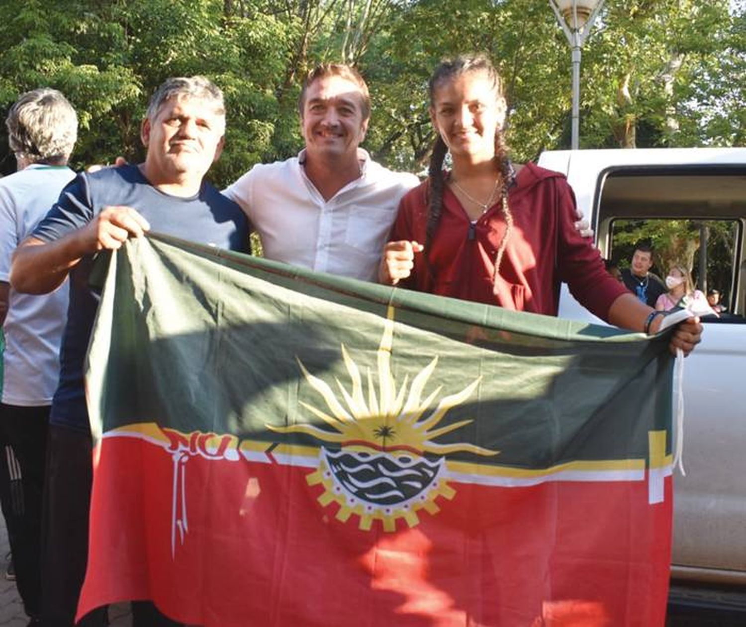 Yanina �SLa Panterita⬝ Lescano tuvo un gran recibimiento  en su vuelta a Concordia