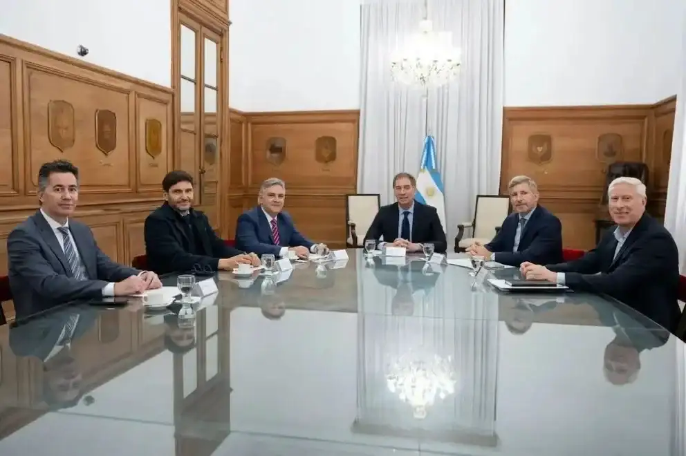Frigerio, Pullaro y Llaryora plantearon el estado de las rutas nacionales a Santilli