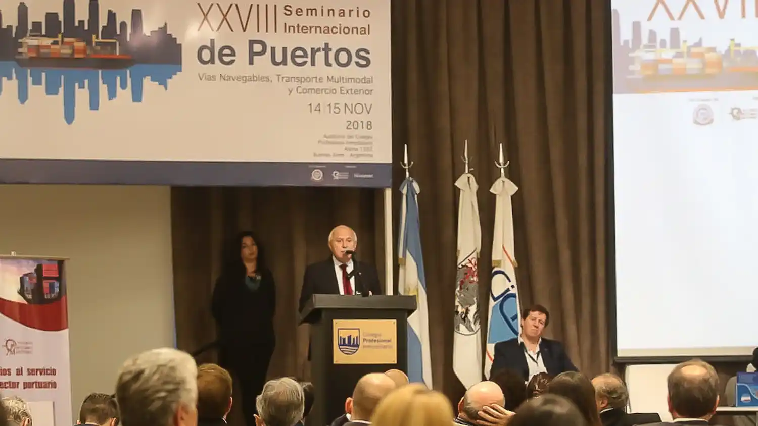 Lifschitz participó del 28º Seminario Internacional de Puertos