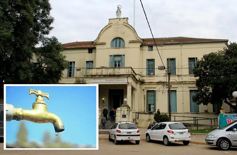 Plan de contingencia del Hospital Centenario por la falta de agua 