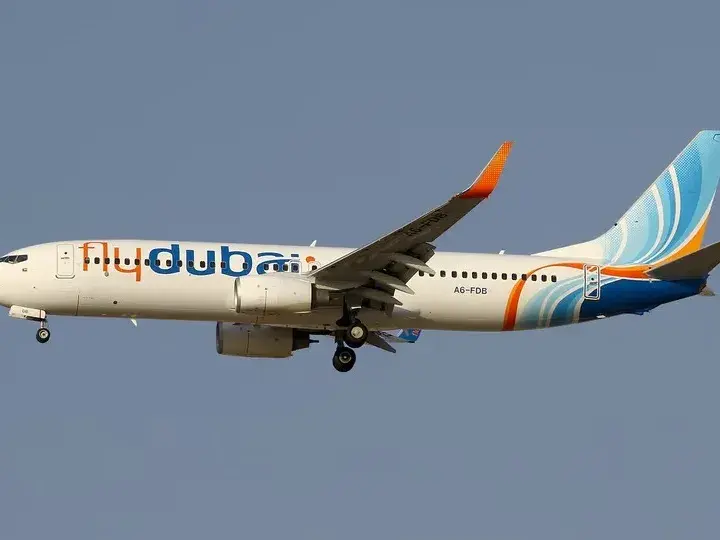 Un avión de Flydubai