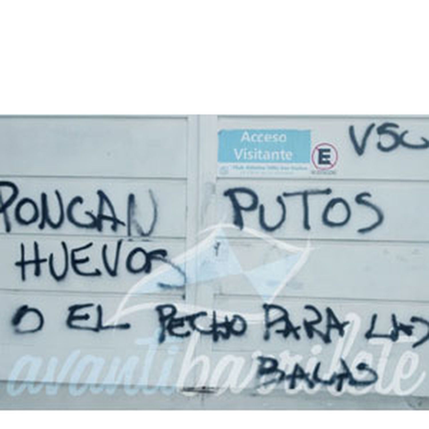 Pintadas y amenazas a jugadores de Villa San Carlos 