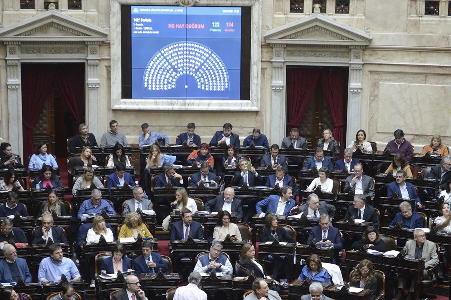 La oposición construye el temario de la próxima sesión en Diputados