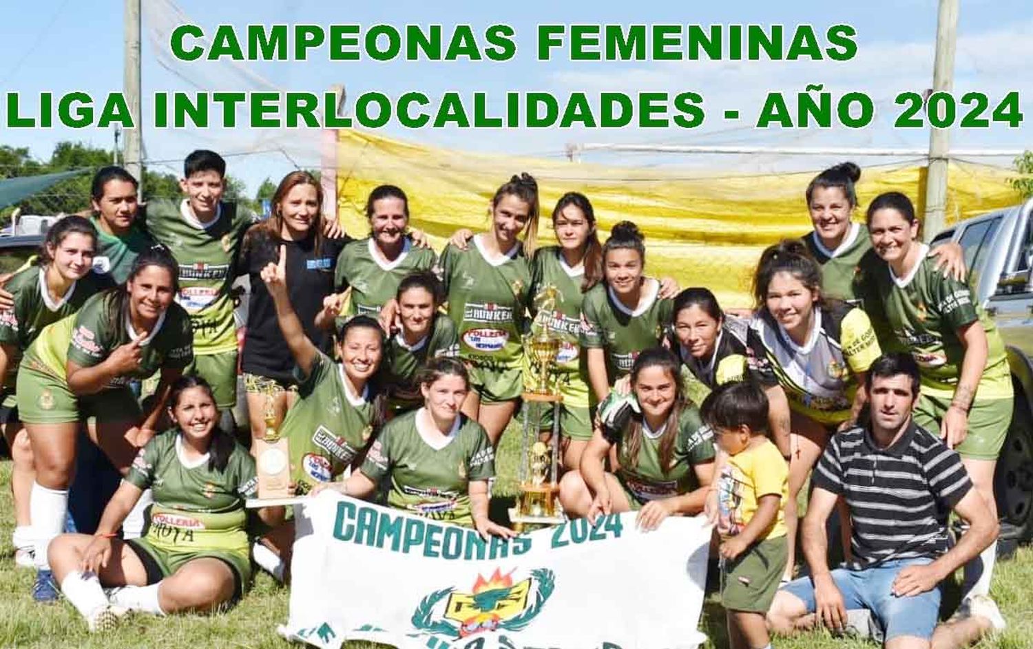 Fútbol femenino: Deportivo Sombras de General Campos campeonas de la Liga Concordia Campaña