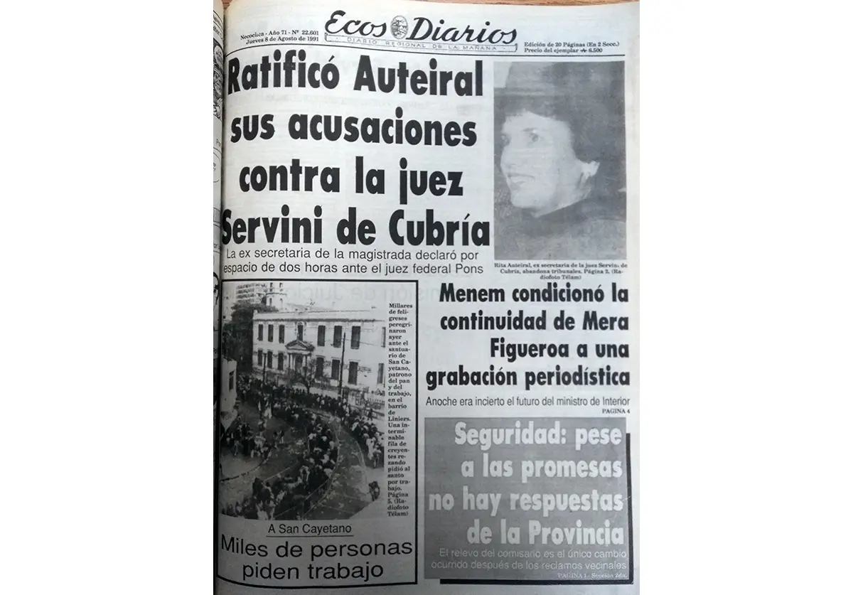 Jueves 8 de Agosto de 1991