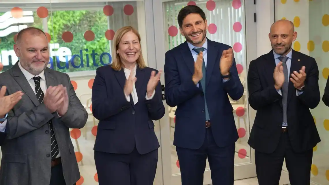 Satisfacción de la delegación santafesina en la jornada inaugural. Foto. GSF