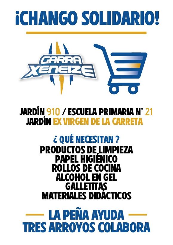 Garra Xeneize organiza un chango solidario para este sábado