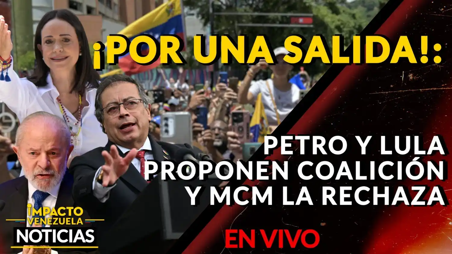 ¡POR UNA SALIDA! Petro y Lula proponen coalición y María Corina Machado la rechaza – VIDEO