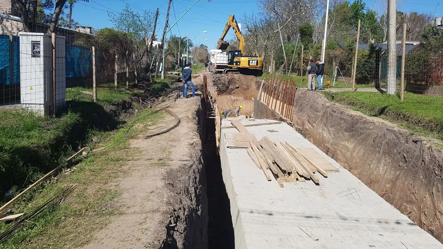 Avanza la ejecución del Canal Roverano en el sur de Santo Tomé