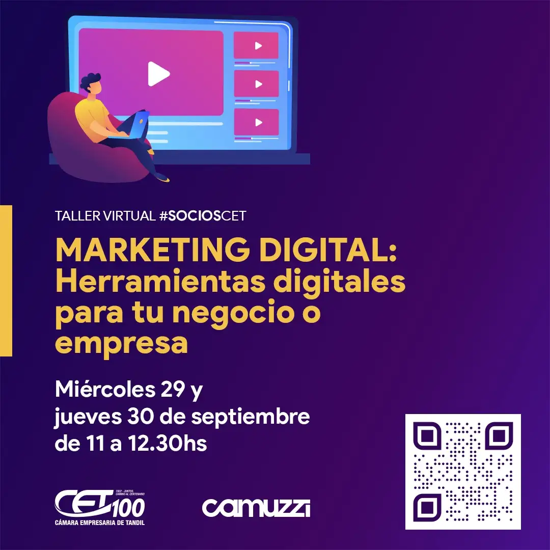Invitan a participar de Taller virtual de capacitación en Marketing Digital