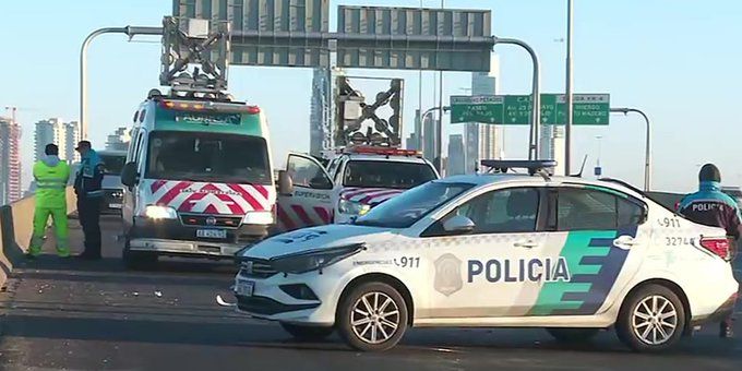 El accidente ocurrió esta madrugada.