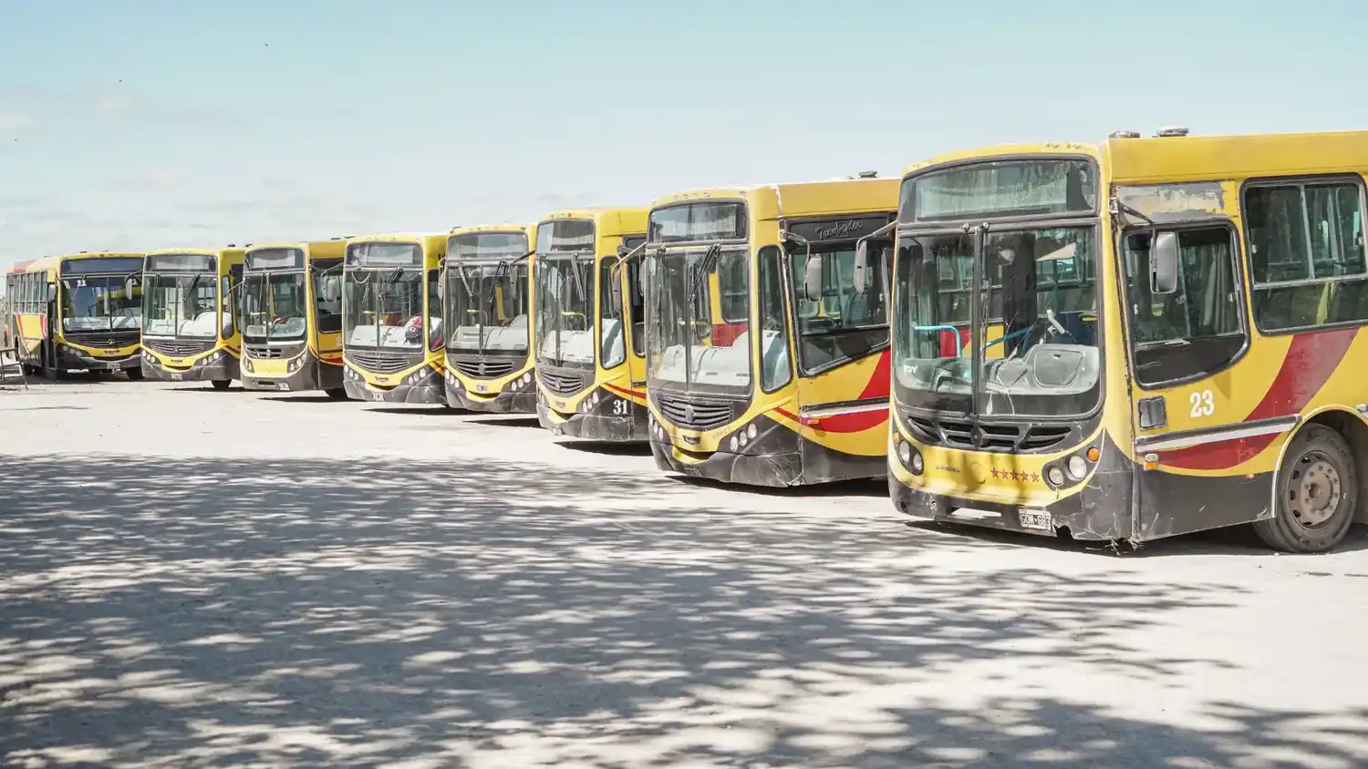 Sin novedades. El panorama sigue siendo el mismo y el paro de colectiveros se mantiene en pie.