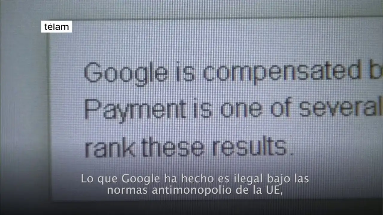 Google recibió una multa por “abuso de su posición dominante”