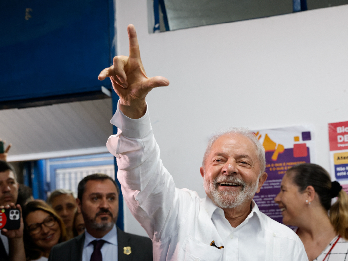 Lula votó en San Pablo: "Brasil elige un modelo de país y de vida"