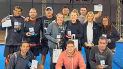 Se desarrolló un nuevo torneo de
Pádel en el Complejo "Plaza"