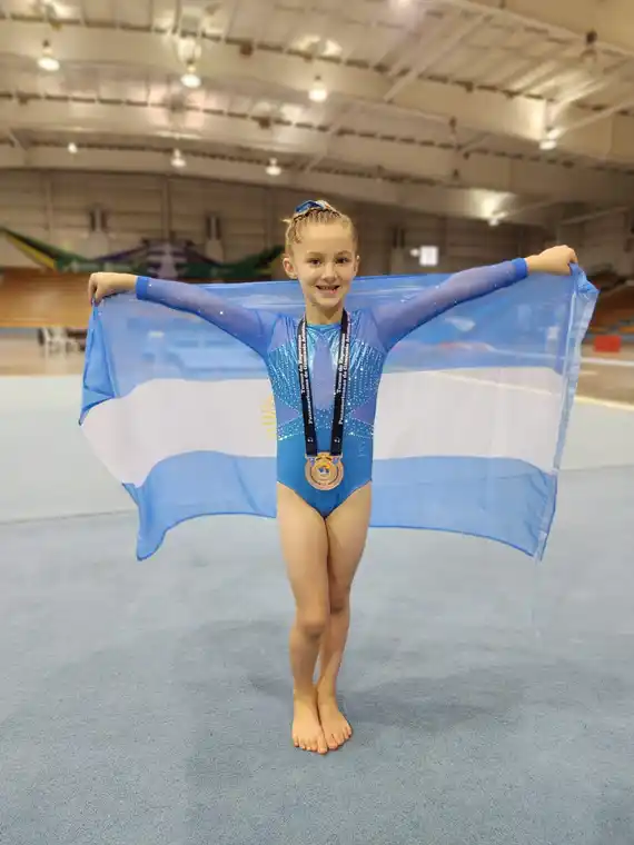 Delfina Mónaco alcanzó el tercer puesto en el panamericano infantil
