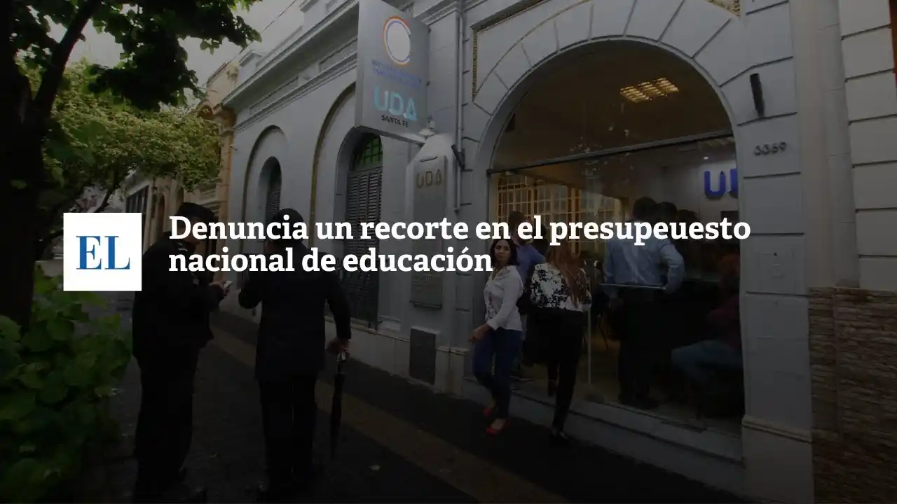 Denuncia un recorte en el presupuesto nacional de educación