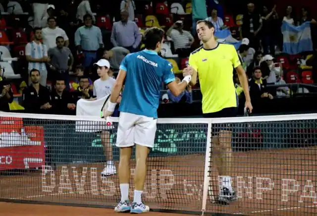 Copa Davis: Pella y Schwartzman ganaron sus partidos y Argentina está arriba ante Colombia