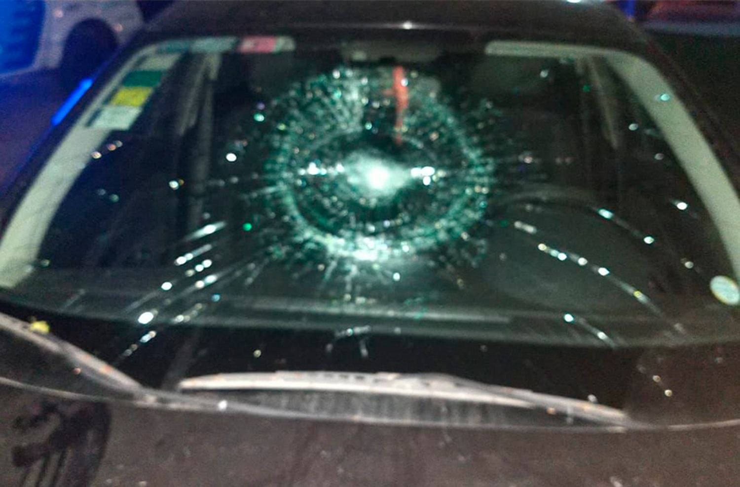 Sobrino en estado de furia: agredió a su familia y rompió el auto
