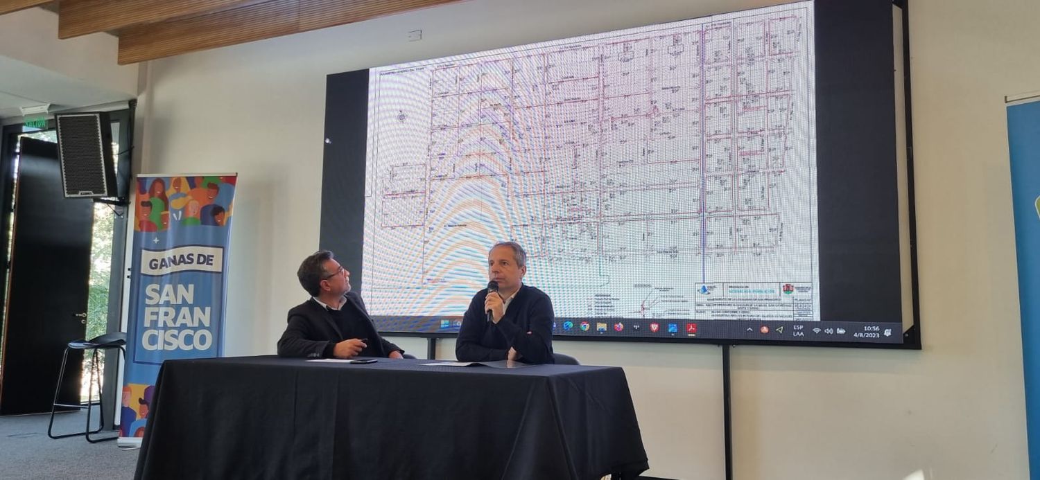 Pie: Bernarte especificó que el nuevo sistema que está pensando para sostener una ciudad de 150 mil habitantes