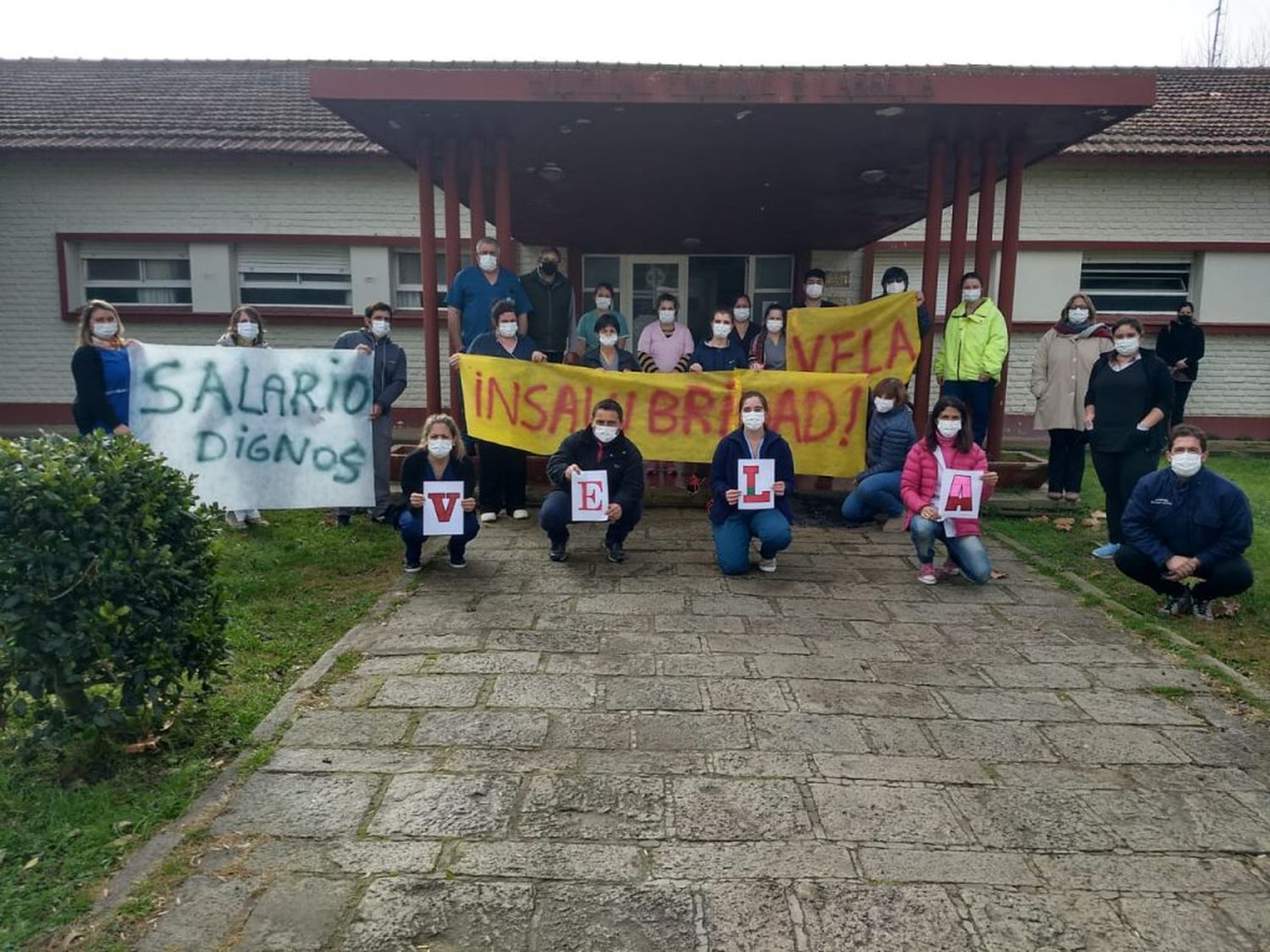 Personal de salud de María Ignacia se plegó al reclamo local por mejoras laborales