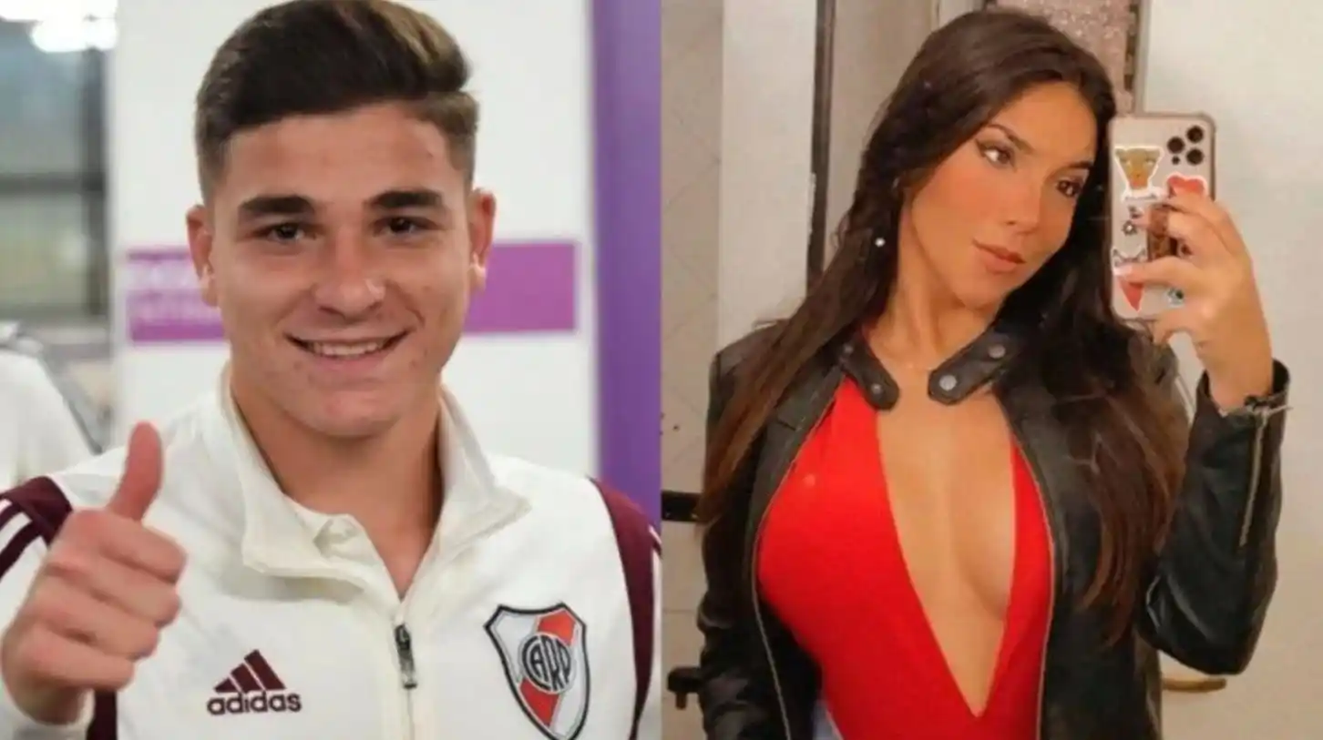 Julián Álvarez le mandó un video a la influencer que le hizo una propuesta sexual