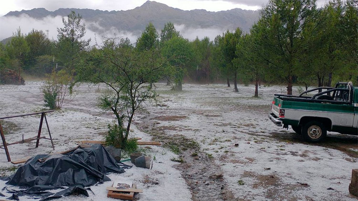 Intensa tormenta de piedra en una localidad cordobesa