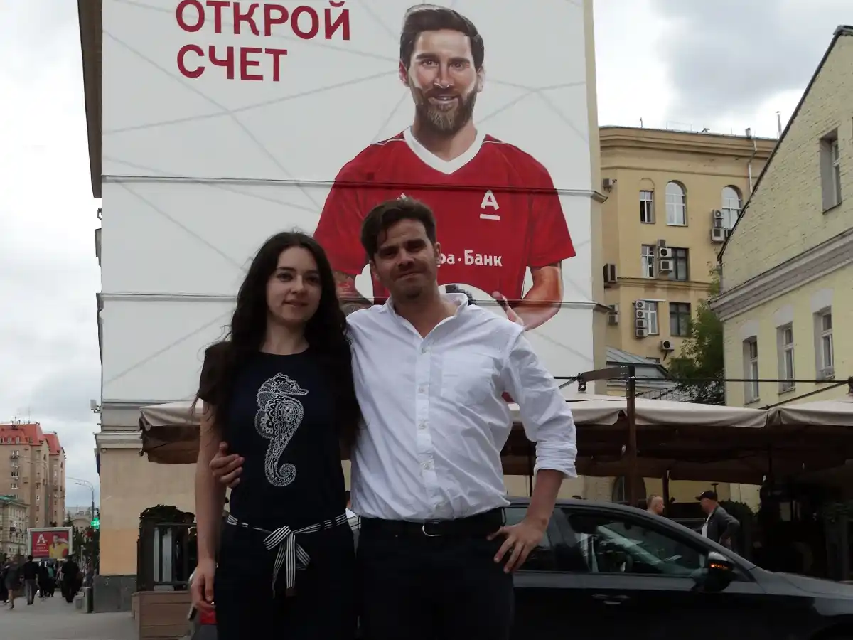 La historia de Luis, un periodista y docente mendocino que hizo pie en Rusia