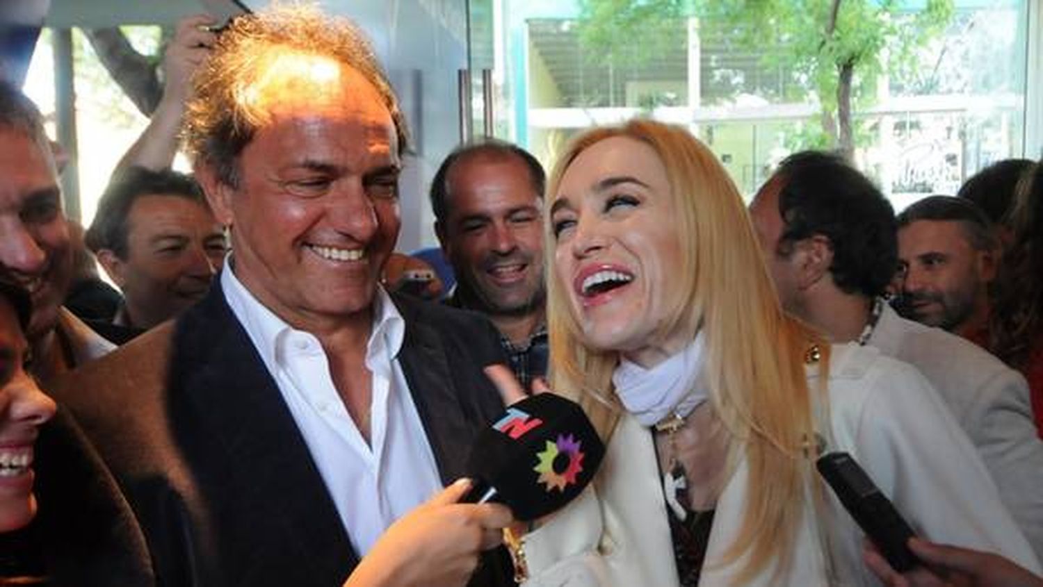 Scioli sobre su visita a "Espacio Clarín": "No le den otra interpretación"