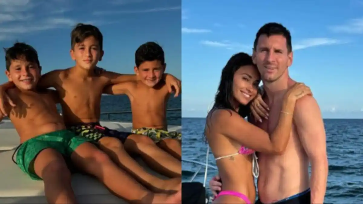 Vacaciones de verano en alta mar: Lionel Messi y su familia disfrutan juntos