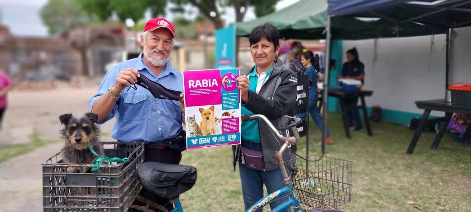 Comienza la campaña de vacunación antirrábica en el barrio Villa del Rosario