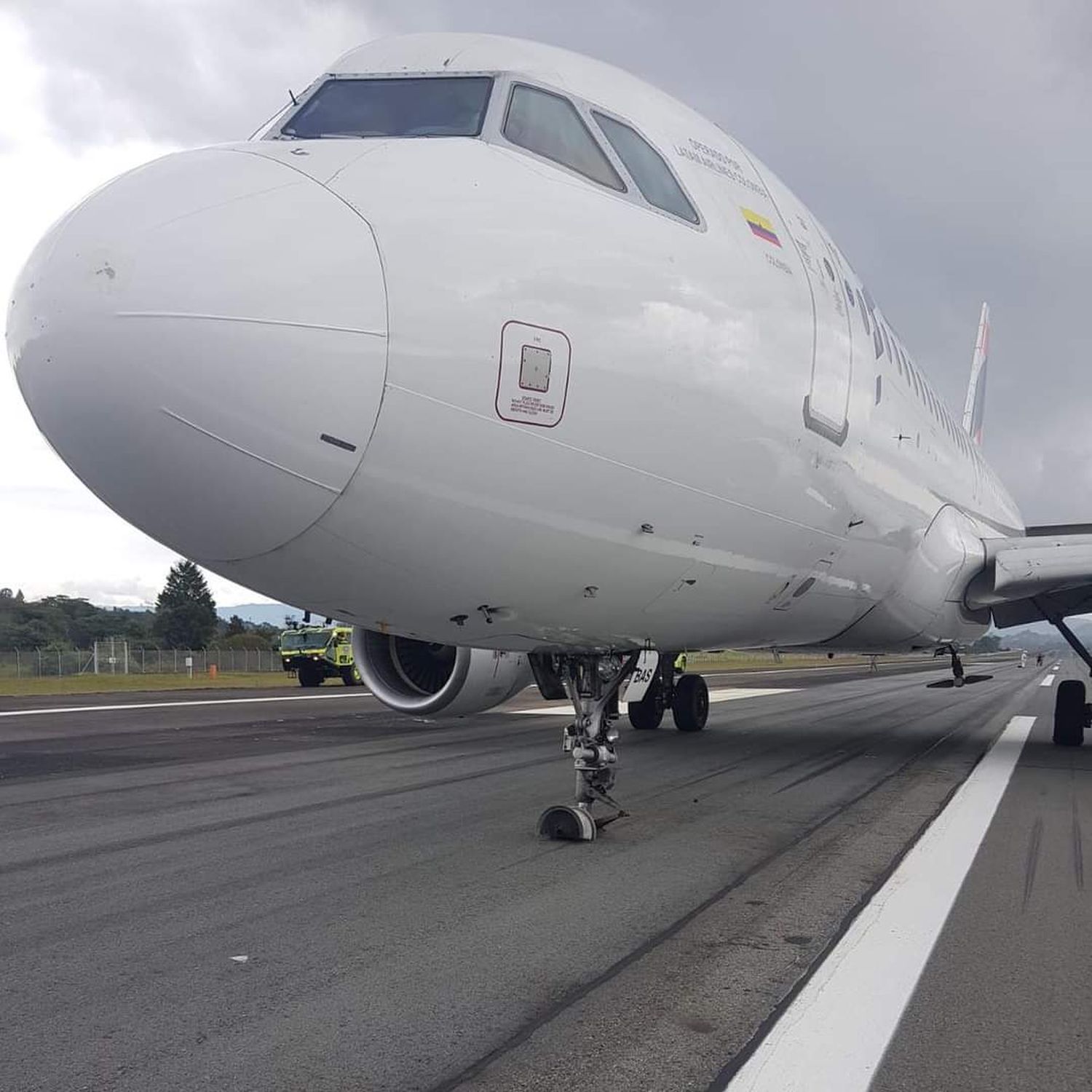 El aeropuerto de Medellín/Rionegro volvió a la normalidad tras el incidente del A320 de LATAM