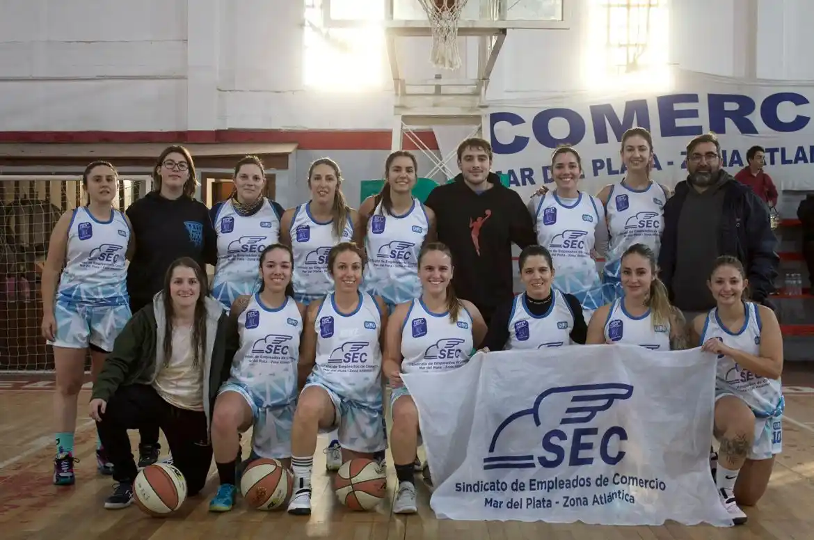 El equipo del club SEC ganó en básquet femenino.