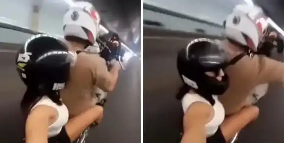 VIDEO | Imprudencia total: filmaron a motociclistas haciendo “wheelie” en pleno Túnel Subfluvial