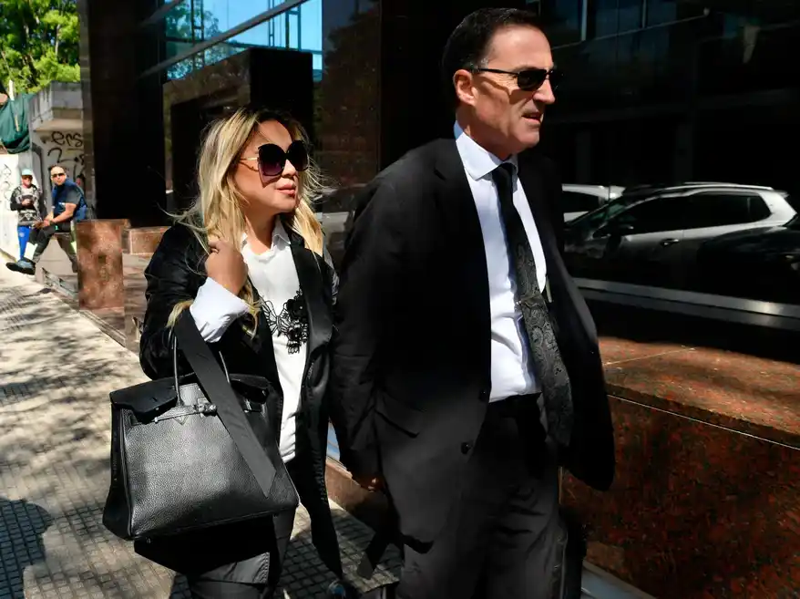 Verónica Ojeda y Mario Baudry, uno de los abogados querellantes.