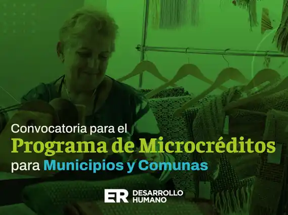 Convocatoria abierta al Programa de Microcréditos para municipios y comunas entrerrianas
