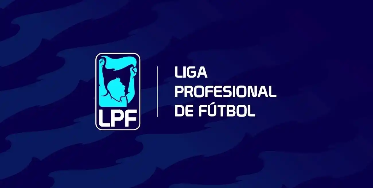 El nuevo logo de la LPF muestra a un hincha con bandera como figura central.