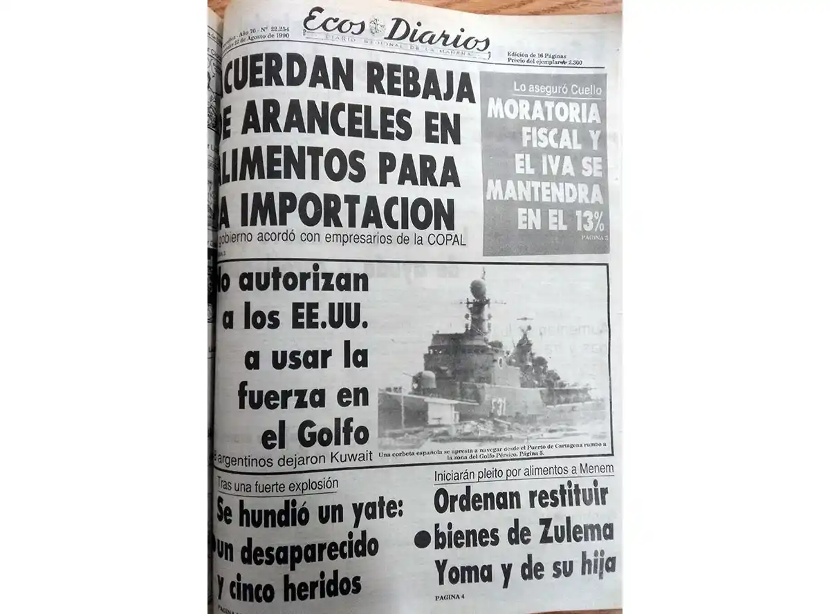 Miércoles 22 de agosto de 1990